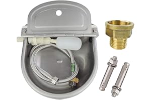 Lucky Farm Automatic Waterer Horse Sheep Goat Pig Dog Water Trough Drinking Feeder 4 in1 Stainless