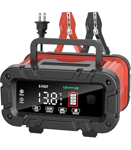 Hugoome Beleeb Serie C40 Batterieladegerät Autobatterie Ladegerät 12V 24V 36V 48V 60V 72V, Impulse Von Hochspannungsbatterie Desulfator Erhaltungsmitteln Für Blei Säure Lithium Ionen Batterien