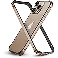 RAEGR iPhone 16 Pro Case | Anodized Aluminum Bumper | Supports Mag-Safe Wireless Charging | Edge Armor Protective Minimal Case Designed for iPhone 16 Pro (6.3-Inch) (2024) - Desert Titanium RG10579