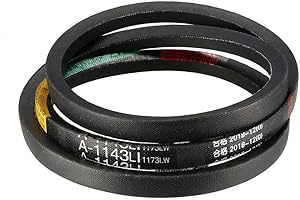sourcing map A-1143/A45 Correa trapezoidal V de accionamiento de 45 pulgadas de circunferencia interior Correa de caucho de Potencia Industrial