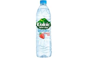 Volvic Touch of Fruit Sugar Free Fragola Aromatizzata Acqua 1,5 L
