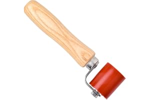 40 mm silikon svetsrulle hållbar hög temperatur för PVC och syntetiska material, handrulle silikon pressrulle manuell vals takrulle tryckrulle
