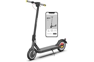‎5TH WHEEL E-Scooter, E Roller mit Straßenzulassung (ABE), Elektroroller mit Blinker,Komfortable Stoßdämpfung, APP-Verbindung, Faltbar, LED-Display, Elektroroller für Erwachsene und Jugendliche