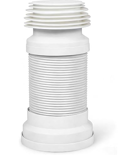 WC-Toilettenrohr-Düse Aus PVC – Gerade Oder Exzentrisch, Mit 0–10 Cm Versatz, Inkl. Dichtung – Für Perfekten Abflussanschluss