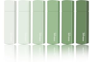 Amabro Piccoli nastri bianchi, 6 pezzi, correttori istantanei, mini nastri bianchi per studenti, impiegati, casa, scuola, articoli di cancelleria (verde sfumato)