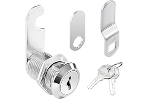 LADAYPOA Security Cam Lock Furniture Lock Drawer Lock,Generic Lock for Mailboxes Standard Size Cam Lock with Keys for Cupboard Tool Boxes Mailbox(30 mm)