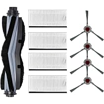 Ersatzteil-Set Für Yeedi Mop Station Pro – 11 Teile: Hauptbürste, Seitenbürsten, Filter, Wischpads