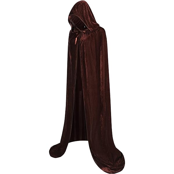 Cape Velours à Capuche Mymyguoe – Parfaite Pour Halloween, Cosplay Ou Look Bohème