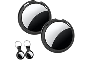 CYBERDOT 2 Pack Tracker Tags [Apple MFi Certified] Pair with Apple Find My (iOS Only) Air Bluetooth Smart Tag Key Finder Item Locator Waterproof Finder Worldwide Tracking for Pet Wallet Backpack Dog Luggage