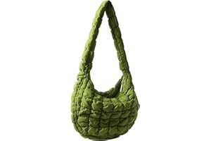 NAMCHEBARWA Quilted Tote Bag for Women, Lightweight Puffy Tote Bag Quilted Padding Shoulder Bag Hobo Bag Satchel Handbag Cloud Bag for Ladies Girls Travel Shopping Work