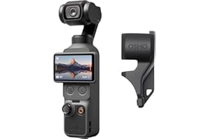 DJI Osmo Pocket 4 standardpaket, vloggkamera i fickstorlek med gimbal | 1-tums CMOS och 4K/240 fps, 3-axlig stabilisering, 2× förlustfri zoom, inbyggt lagringsutrymme, videokamera för foto