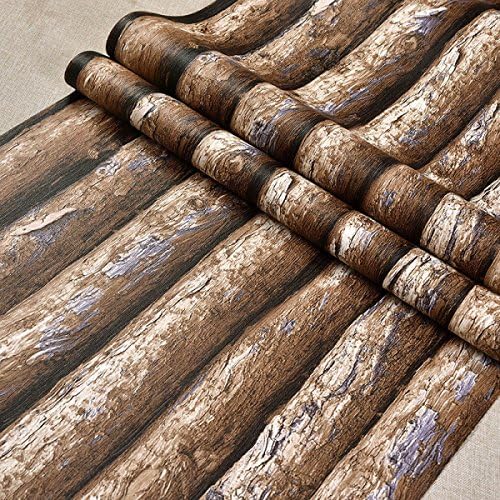 Antique Wood Wallpaper Bark Wooden Retro Nostalgia,WoodGrain-onesize