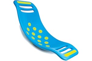 FAT BRAIN TOYS Fat Brain Teeter Popper Blue, Wobble Balance Board, Balance Board with Popping Sounds, Kids Preschool Toy, Popping Board, Gross Motor Skills Development, Balance Board for Kids aged 3 years +