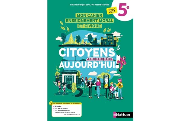Cahier d'EMC 5e - Citoyens aujourd'hui !