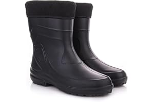 LEMIGO Damen Eva Gummistiefel Jessy 800 (Schwarz, EU Schuhgrößensystem, Erwachsene, Numerisch, M, 40)