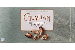 Guylian Seashells - Finest Belgian Chocolates with Hazelnut Praline one box of 500g