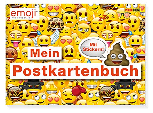 Preisvergleich Produktbild Emoji: Mein Postkartenbuch: Postkartenbuch mit 15 lustigen Postkarten und Stickern