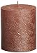 Produktbild Rustic 103667630380 Metallische Stumpenkerze, Paraffin-Wachs, Kupferfarben