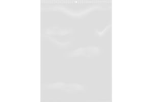 Extiff Lotto di 100 Sacchetti Trasparenti con Chiusura a Zip - Plastica Alimentare (25 x 35 cm)