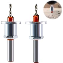 Ensemble 2 Forets à Chanfreiner 8mm HSS - Butée Profondeur