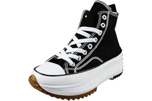 LOUDLOOK Ladies Canvas Shoes | Womens Casual Shoes | Ladies Gym Shoes | Womens Comfy Trainers | Ladies Lace Up Shoes 3-8