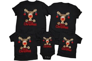 ALLBESTOP Pull Noël Famille Assortis Pull Noël Femme,Deguisement Famille Garcon Pull De Noël Pull Noël Moche Tee Shirt De Noel Femme Tenue Mère Noel Ensemble Noel Fille