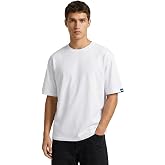 Unisex Oversize fit%100 Pamuk Tok Kumaş Bisiklet Yaka Basic Tiş&ouml;rt