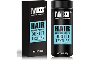 DIVIDERMY 30g Polvere Volumizzante Capelli, Texture Styling Hair Volume Powder, Styling Polvere con Effetto Opaco per Capelli Sottili e Fini, Volumizing Hair Powder per Donna e Uomo, Nero