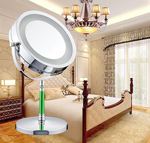 Dare Color Profi Kosmetikspiegel Schminkspiegel Tischspiegel mit LED Beleuchtung - 3