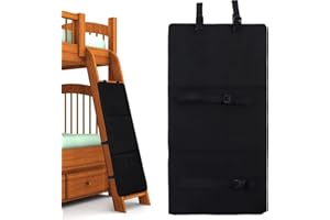 WIYETY Housse D'Échelle De Lit Superposé: Double Tapis De Protection pour Lits Superposés, Pliable Et Réglable, Dispositif De Sécurité pour Prévenir Les Chutes pour Enfants (78 * 38cm Noir)