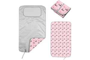 Hamur Home Portable Nappy Changing Mat Pad Waterproof 40 X 70 Cm Reusable Travel Baby Change Mat Machine Washable (Swan)