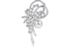 FAIRYGATE Brooch Pins for Crafting Lapel Pin Brooches Simulated Crystal Corsage
