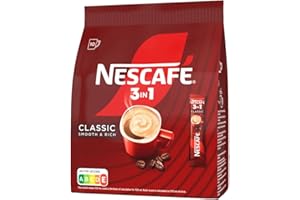 NESTLE Instant Coffee Nescafé Classic 3 w 1 (torba, 10 x 16,5 g)