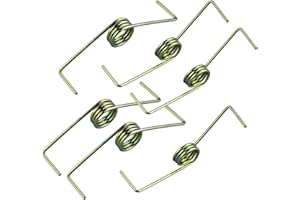 AMANDELIZABE 5 pezzi metallo molla di tensionamento bronzo argilla acciaio molla di compressione cesoie accessori attrezzi cric manico idraulico ispessimento molla di torsione parti di ricambio