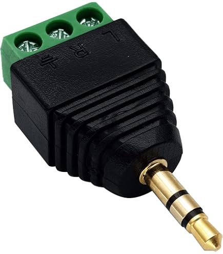 Adattatore Da 3.5mm Mono Maschio A F-Type Femmina – Lotto Da 10 Pezzi