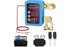 AVCXEC Séparateur de batterie sans fil 12 V avec télécommande, 240 A, interrupteur de batterie à distance pour voiture, camping-car, camion et bateau