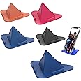 SKYCELL Portable Three-Sided Triangle Desktop Stand Mobile Paradise Universal Phone Pyramid Shape Holder Desktop Stand (Multi Color) (Pack of 5) Mobile Holder