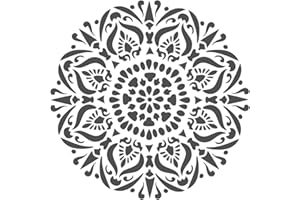 BIANCO SHABBY biancoShabby® Stencil Professionale RIUTILIZZABILE Made in Italy (Etno Chic 2601 Piccolo)