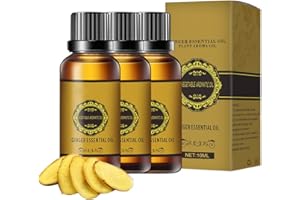 GHZSTE Schlankheits Bauch Ingwer Öl, Belly Drainage Ginger Oil, Bauchdrainage Ingweröl, Lymphdrainage Ingweröl, Abnehmendes Bauch-ingweröl, 10ml (3*10ml)
