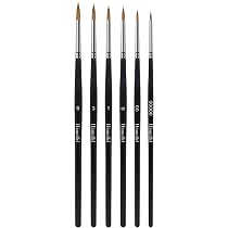 Set Da 14 Pennelli Di Precisione Per Modellismo E Miniature, Per Acquerello, Acrilico E Warhammer, Con Manico Triangolare