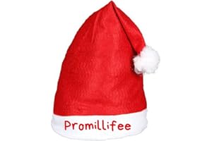 Alsino Witzige Weihnachtsmütze Nikolausmütze mit Spruch Sprüche Lustig - Weihnachtsmann Mütze rot mit Bommel Weihnachtsfeier Xmas Christmas Nikolaus