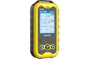 GLXY Bosean EMF Meter, 3-in-1 Portable Electromagnetic Field Radiation Detector, Electric Field, Radio Frequency Field, Magnetic Field, Rechargeable EMF Reader for Home, Office, and Ghost Hunting