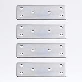 Mobilya K&ouml;şe Bağlantı Demiri 30x90 mm 4 Adet Set D&uuml;z Metal G&ouml;nye Dolap Kitaplık Vestiyer Sabitleme