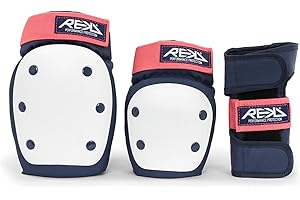 REKD Heavy Duty Triple Pad Set, Complete Protection Pack, Fully Certified for All Action Sports