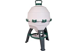 ZOOTEC Abbeveratoio per Galline, Polli, Anatre | Capacità 25 litri | in Plastica Anti-Alghe | Facile da pulire | Livello dell’Acqua Regolabile