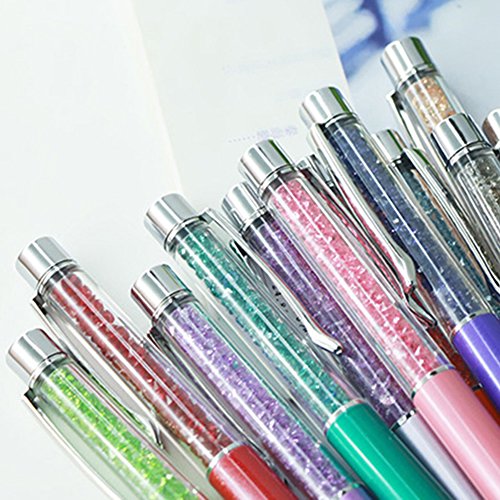 Blue Vessel Crystal Kugelschreiber Pen Roller Ball Pen Geschenk Briefpapier Büro Schulbedarf (Blau) - 3