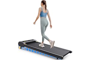 ‎UREVO UREVO Stoßdämpfend Walking pad mit großem Laufbereich, 1-6 km/h Laufband für zuhause mit Fernbedienung und LED-Anzeige, Leises Laufband Schreibtisch für Zuhause/Büro