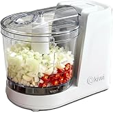 Kıwı Kc-8217 Mini Gıda Doğrayıcı | 350 Ml Kapasiteli &amp; Paslanmaz &Ccedil;elik Bı&ccedil;aklı Beyaz