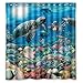 Produktbild Encounter2019 Bule Deep Sea Ocean Creatures Underwater World AnimalsInch Bathroom Waterproof Shower Curtain Bath Curtains 66x72 IN