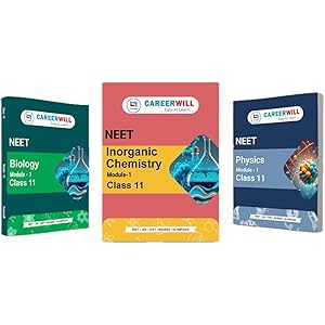 Careerwill NEET Study Module Set (English Medium) | Complete Syllabus 11th 12th | 23 Modules | 4200  Pages | Mindmaps | Updated with Latest NTA pattern 2026 | Designed by Kota Best NEET faculties | Online Solutions | LAUNCH OFFER at 2999/-